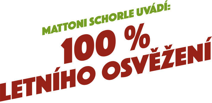 Mattoni Schorle uvádí: 100% letního osvěžení